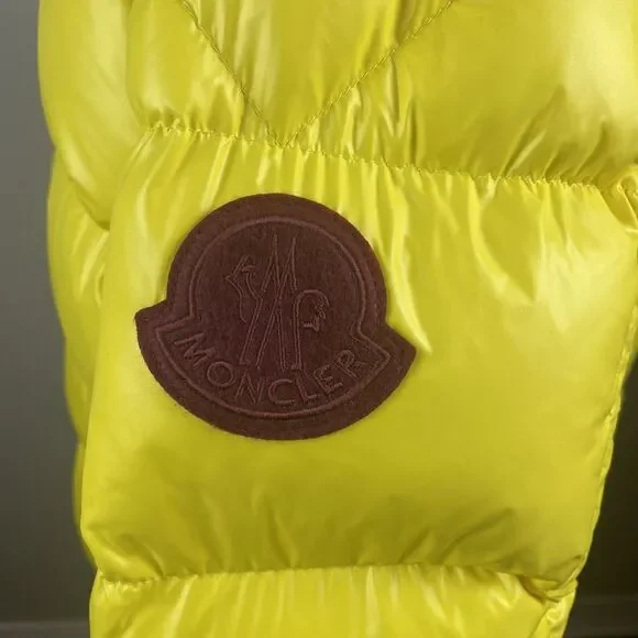 NWT MONCLER GENIUS X 2 MONCLER 1952 Dervox Jacket Yellow Men Size 4 (XL) - Picture 6 of 14